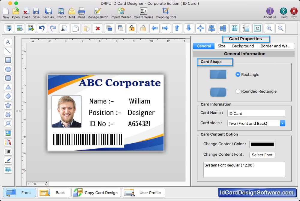 ID Cards Maker (Corporate Edition) for Mac