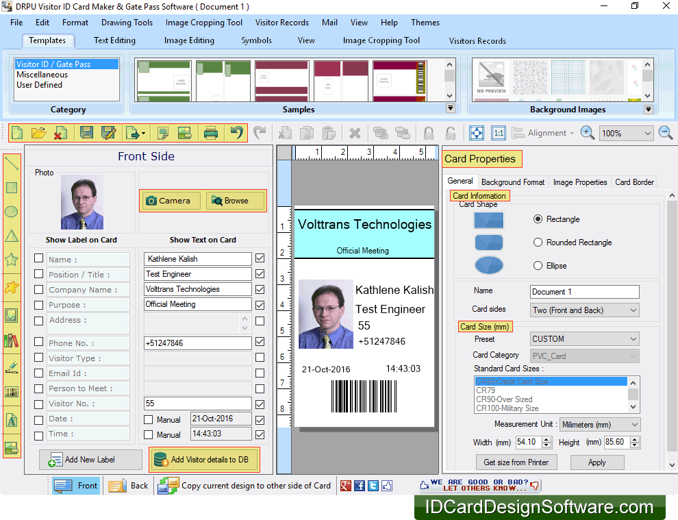 Visitor Gate Pass Management Software