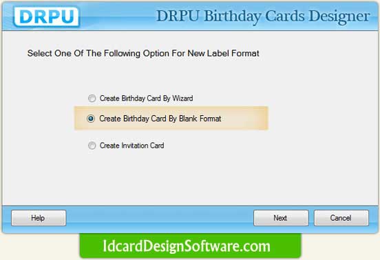 Birthday Cards Design Software screenshot