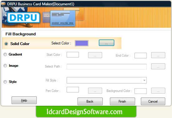 Business Cards Design Software screenshot