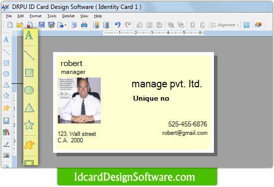 ID Card Design Software screenshot