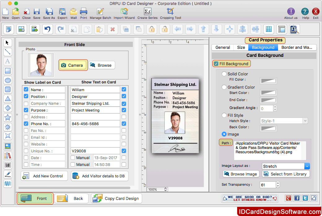 ID Cards Maker (Corporate Edition) for Mac