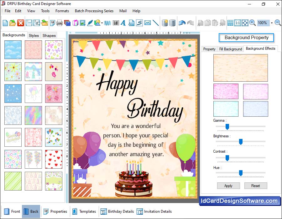 Birthday Card Design Software