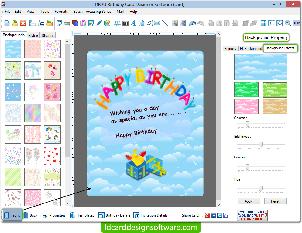 Birthday Card Design Software