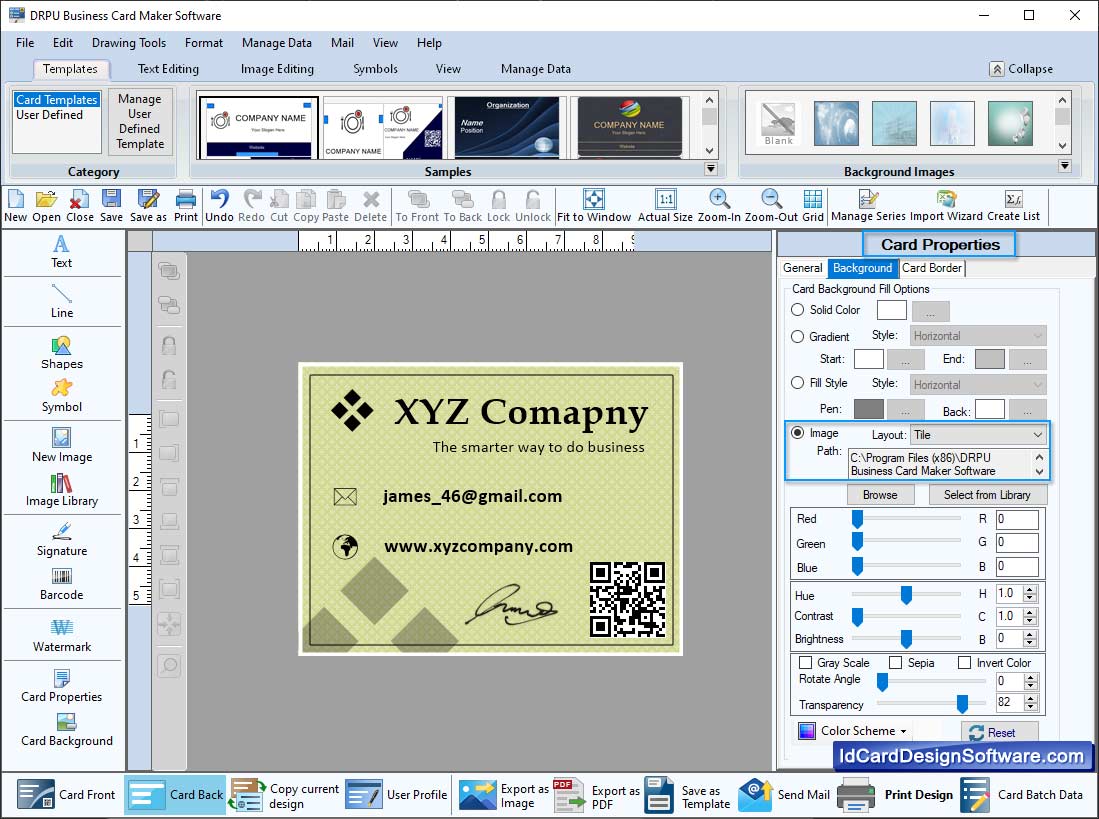 Business Card Design Software