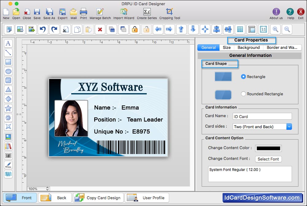 ID Card Designer for Mac