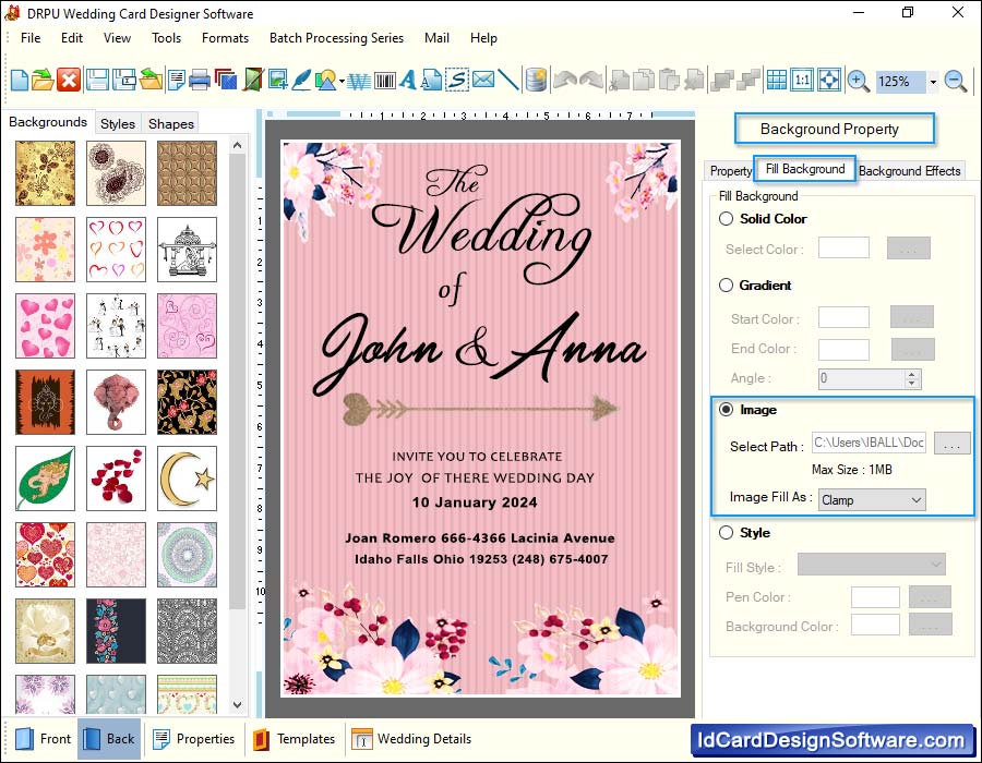 Wedding Card Design Software