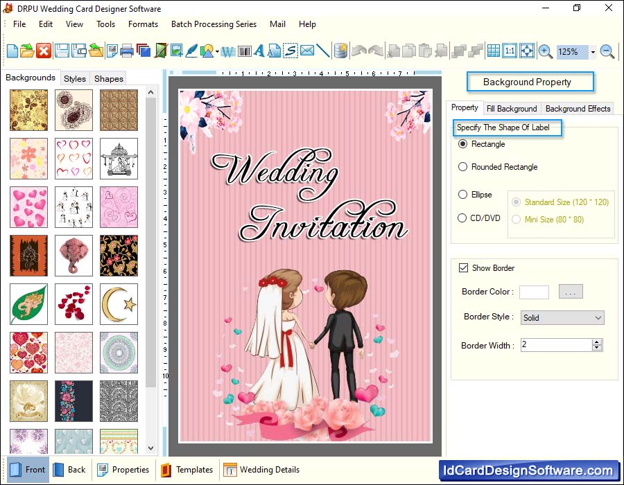 Wedding Card Design Software